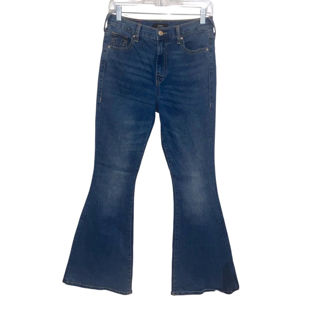 Vintage True Religion Jeans Womens Size 28 Charlie Flare Vintage 90s Y2K NWT - Picture 2 of 15